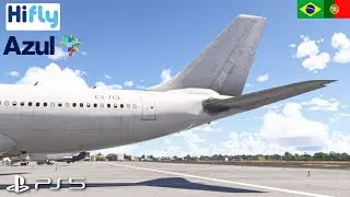 [Flight Simulator 2024 PS5] Full Flight - Azul (Hi Fly) Airbus A330-200 - Recife (REC)x Porto (OPO)