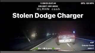 Stolen Dodge Charger Outsmarts Trooper to Escape During Wild High Speed Pursuit