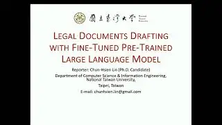 Legal Documents Drafting with Fine-Tuned Pre-Trained Large Language Model