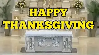 Homily | Thanksgiving Day Mass 2025 | Sacred Heart Catholic Church  #homily #catholicmass 