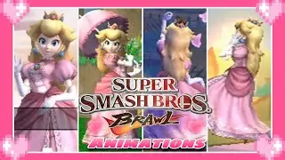 💗 Super Smash Bros Brawl (Peach Animations) 💗