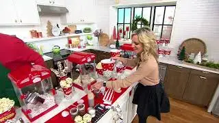 WestBend Theater Crazy 4-Quart Popcorn Machine Bundle on QVC