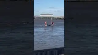 #thethames nice sailing barge on the Thames