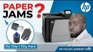 PickUp Roller Replacement Guide for HP Color LaserJet  Enterprise M651 Printer