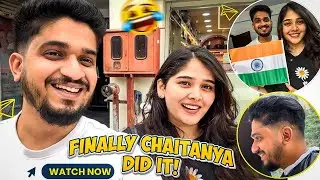 😋 Vadapav in Bangalore | 😱 Chaitanya's new LOOK | Daily Vlog #80