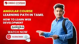 Angular Course Learning Path in Tamil | How to Learn Web Development | #credosystemz #webdeveloper