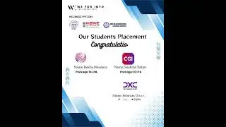 🚀 Huge Congratulations to Our Recently Placed Students! 🚀