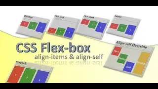 CSS Flex-box Tutorial: align-items and align-self with Examples
