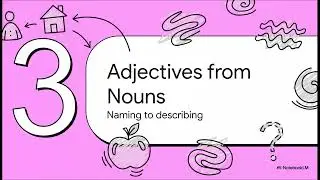 Class - VII -English Grammar -  Adjectives - 3.Formation of Adjectives