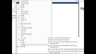 Curso MATLAB desde cero Ejercicios con Matrices   Aprende con Romero 720p, h264