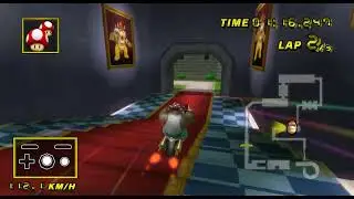 [MKW TAS] N64 Bowser's Castle no glitch - 2:29.981 (WR Strats)