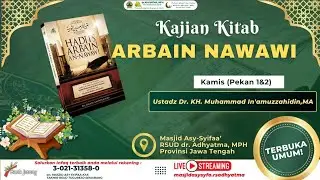 LIVE Kajian Rutin Kitab Tanqih Al Qouloleh Ustadz Dr. KH. Muhammad In'amuzzahidin, M. A
