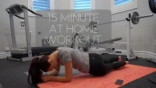 15 MINUTE AT HOME WORKOUT! | Taylor Apolonio