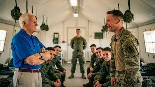US Marine Jokingly Asked for the Old Mans Rank  Until His Reply Made the Entire GP Tent Silent