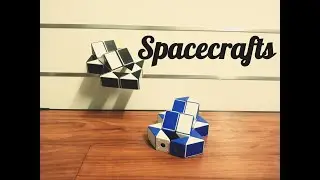 SNAKE CUBE: SPACECRAFTS | Craziest Build | Very Easy | (24 Wedges)