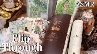 ASMR ✨Relaxing Journal Flip Through | Paper Sounds for Journaling