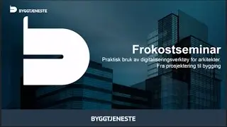 Praktisk bruk av digitaliseringsverkt&oslash;y for arkitekter.  Fra prosjektering til bygging