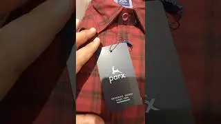 Unboxing checked casual shirt for men | Brand Parx Raymond| #shorts #ytstudio