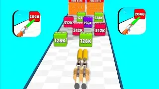 Gun Up 2048 game in MAX LEVEL : Ball Master 3D ⭐ Merge Simulator Battles ( PART - 04) DG