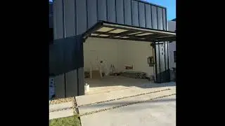 Zero Hinge Single Panel Hydraulic Garage Door