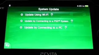 PlayStation Vita System Update