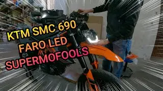 KTM 690 SMC R - FARO LED - DIY - [4K]