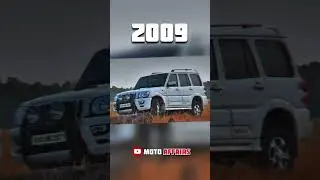 The Evolution of Mahindra Scorpio (2002~2022) #shorts