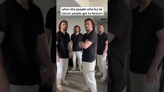 when the people who try to cancel people get to heaven #shorts #comedy #funny