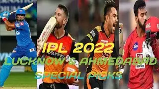 3 SPECIAL PICK FOR LUCKNOW & AHMEDABAD IPL 2022