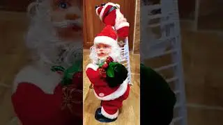 🎅💸💲 Santa Claus is very happy carrying his green bag full of money
