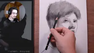 Draw with Me and Improve Your Portrait Drawing Skills -Day 19