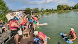 Eco friendly water skiing in France