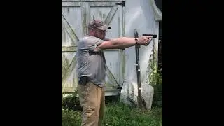 Pistol draw stroke.  4 easy steps. Smooth is fast. #pistol #shorts#2amendment #handgun #holster