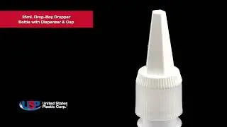 25mL Drop-Boy Dropper Bottle with Dispenser & Cap | U.S. Plastic Corporation&reg;