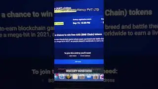 Claim Your Share of $100 Worth of AXS Coin with This Easy Airdrop on Dappradar | Tamil