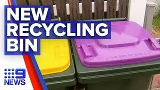 New bin unveiled in recycling overhaul | Nine News Australia