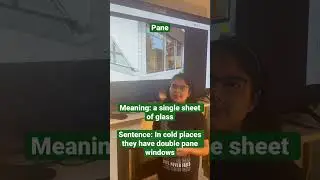 Pane (meaning: a single sheet of glass)