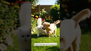 Cat and Puppy Playtime 🐱🐶 | Pixar Ultra 8K Realistic Animation&rdquo;