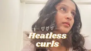 Easy Heatless curls without any tool  🍀| wavy hairs 👩🏻‍🦱✨ #tiktokhairhacks #heatlesscurls #curly