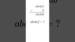 abcdef=？ #math #mathematics #puzzle