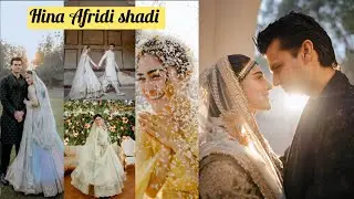 Hina Afridi & Taimoor wedding highlights @globalreporthub1 