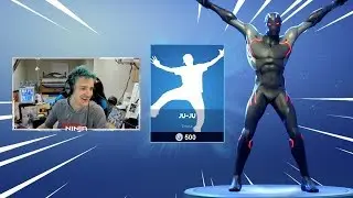NINJA REACTS TO *NEW* JU-JU DANCE! *EXOTIC* Fortnite Highlights