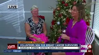 Volunteers sew for breast cancer survivors -- 8am Live Report