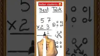 Indian student 🤣 | multiplication trick | maths trick | mathematics trick | dear sir trick #dearsir