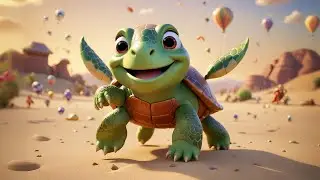Tutu Turtle Slides Down | Fun Action Song for Kids | Nursery Rhymes and Baby Songs