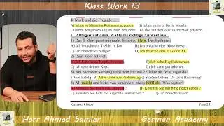 Klasswork 13
