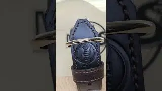 Black & Cordovan Leather Dog Collar #collar #leather #dogcollar #custom #trending