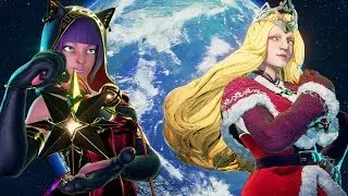 Street Fighter V Holiday Costumes Menat VS Kolin