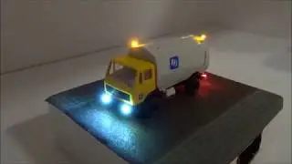 SMD LED Bausatz Orange Blinkend