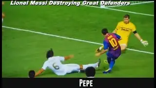 Lionel Messi Destroying Great Defenders ● Humiliating Best Defenders In The Wo
